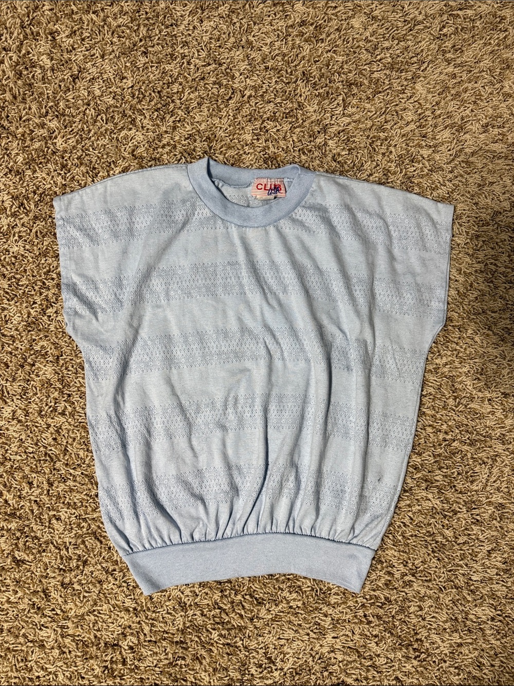 Vintage Club USA Women’s Sleeveless Sweater Blue - Size Medium